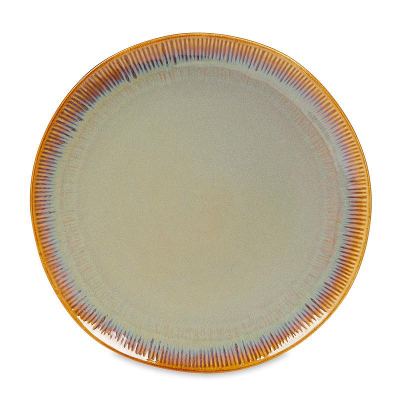 Handmade tableware - plate top view