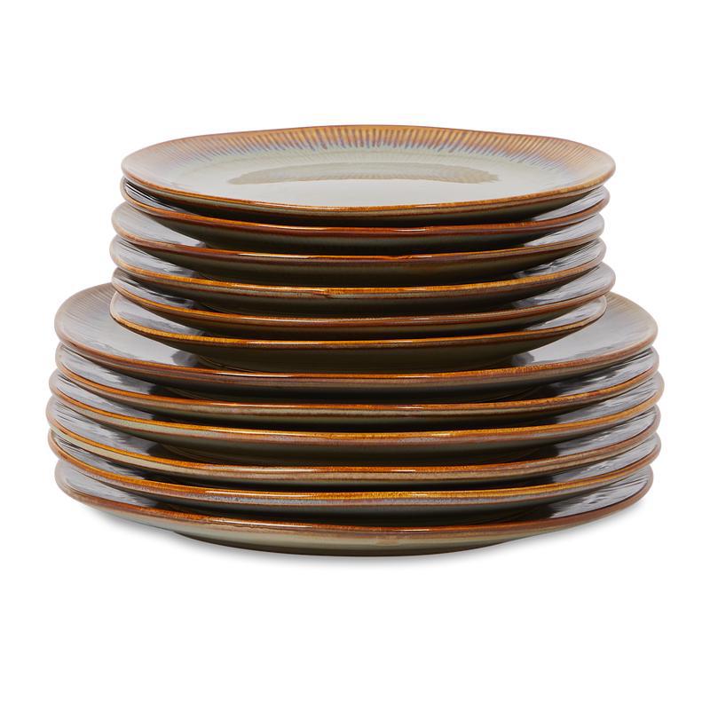 Handmade tableware - plates stacked