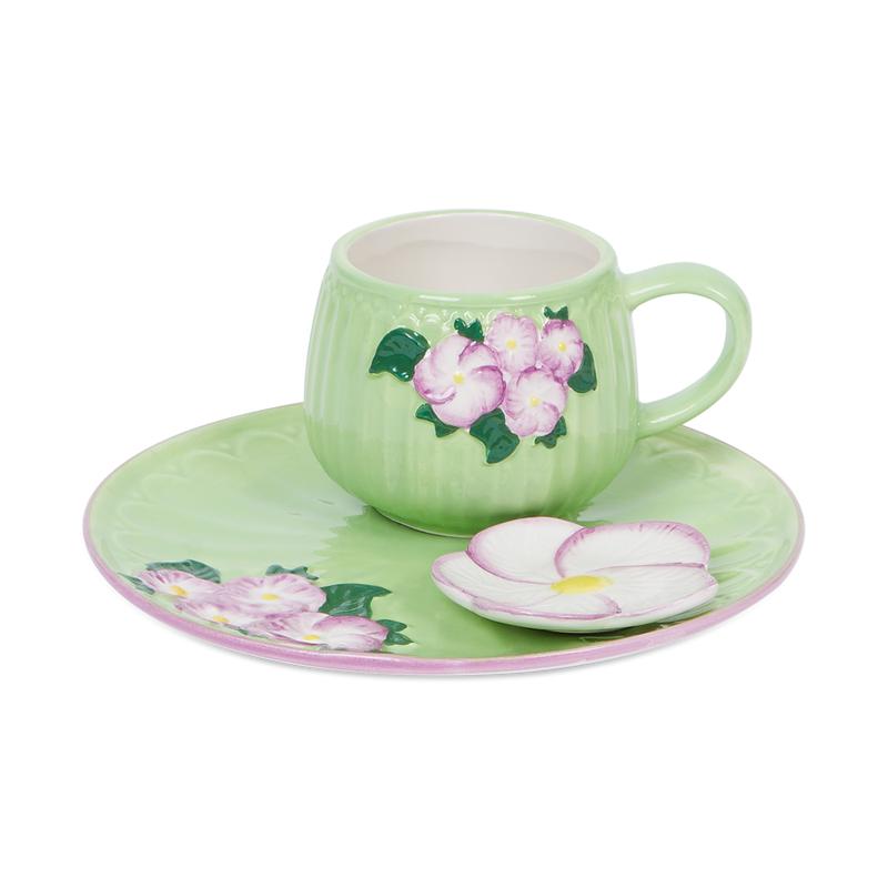 mint cup and saucer