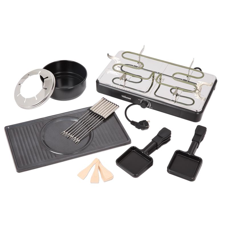 Gourmet and fondue set with accessories