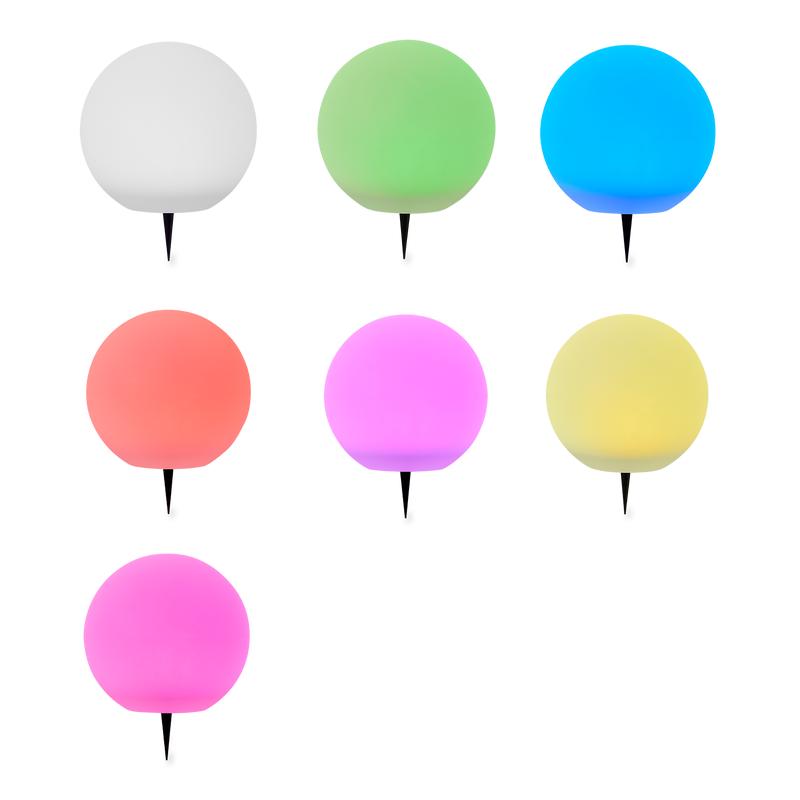 8 couleurs de LED de la sphère lumineuse