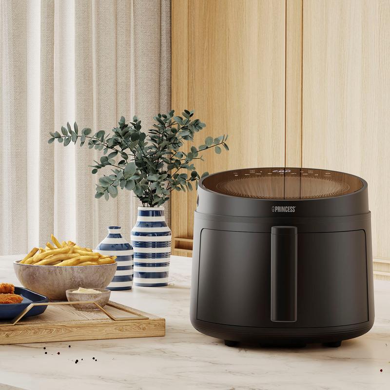 Princess Cyclonic Vision air fryer on kitchen counter