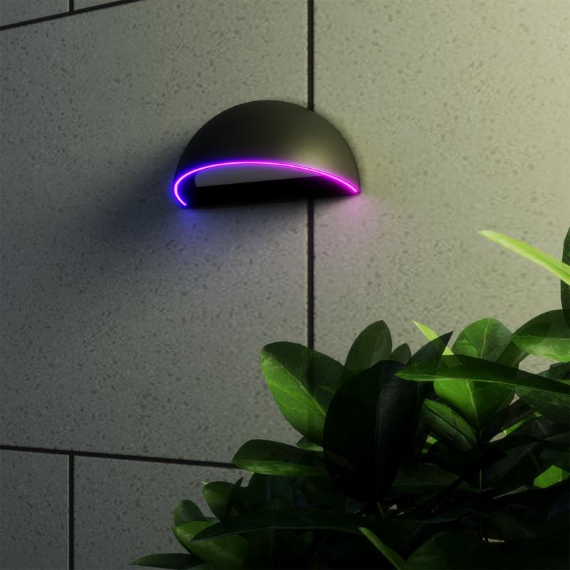LSC Smart Connect outdoor wall lamp - Purple