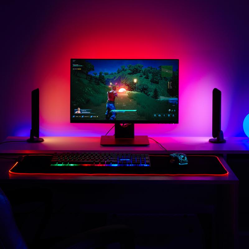 Battletron Razer LSC LED Strip with power supply on table