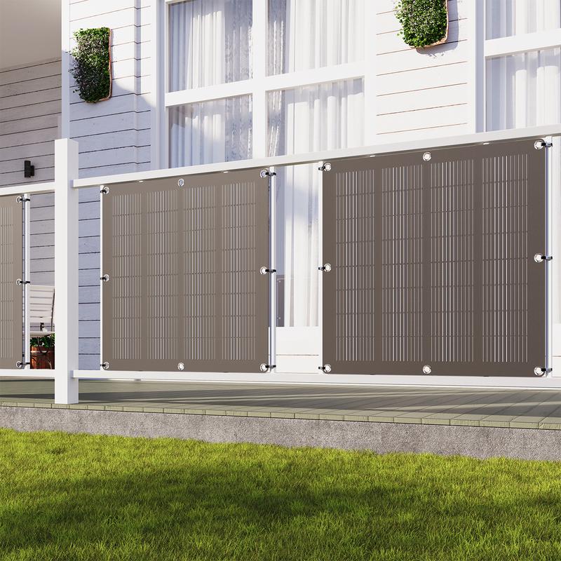 LSC Smart Connect Flexibele zonnepanelen - set van 2 aan huis gemonteerd voorzijde