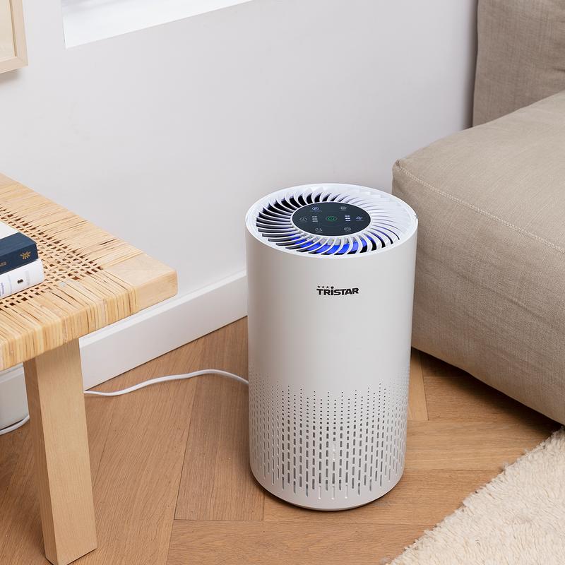 Tristar air purifier - set up in living room