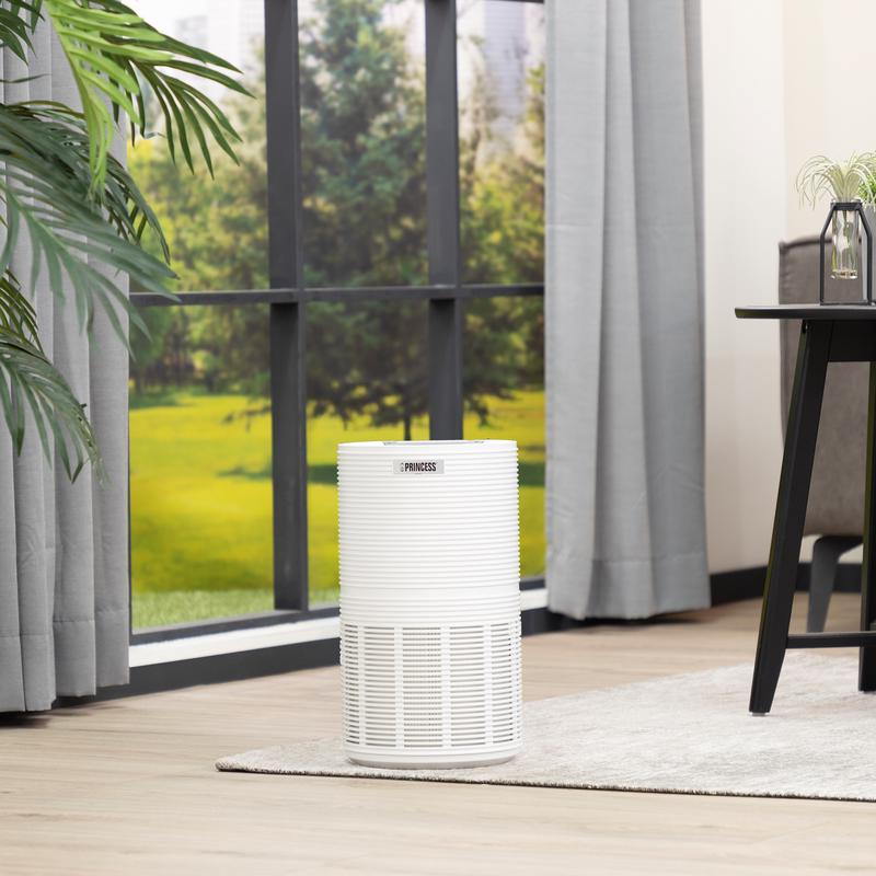 Princess air purifier CADR 280 m³/h in living room