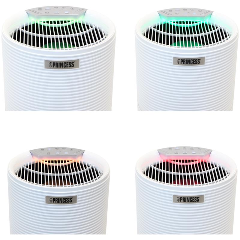 Princess air purifier - showing different colours