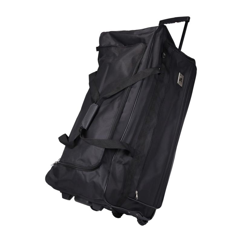 XXL black holdall on wheels