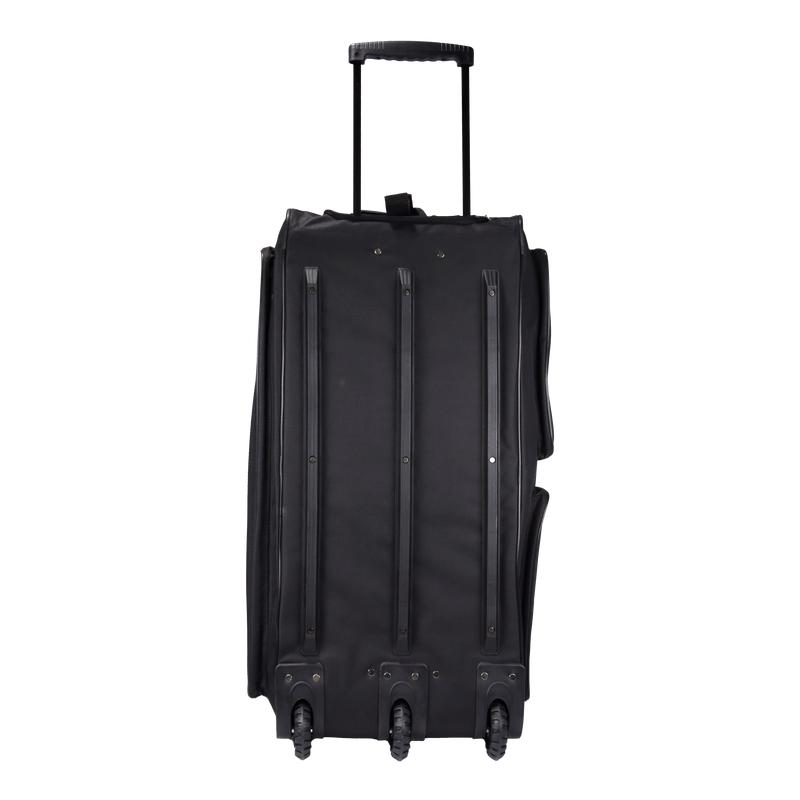 XXL black holdall on wheels - with 3 wheels