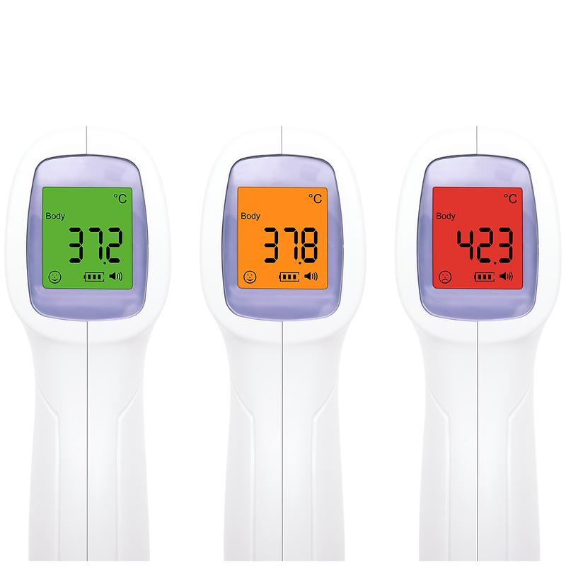 Contactless thermometer grades