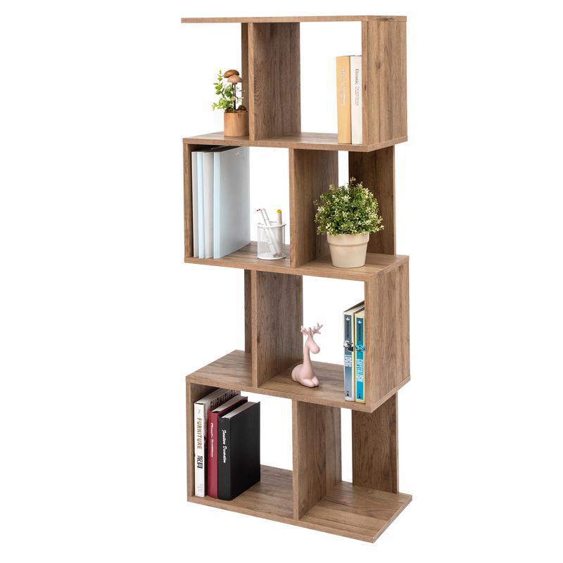 Vertical shelves - with books