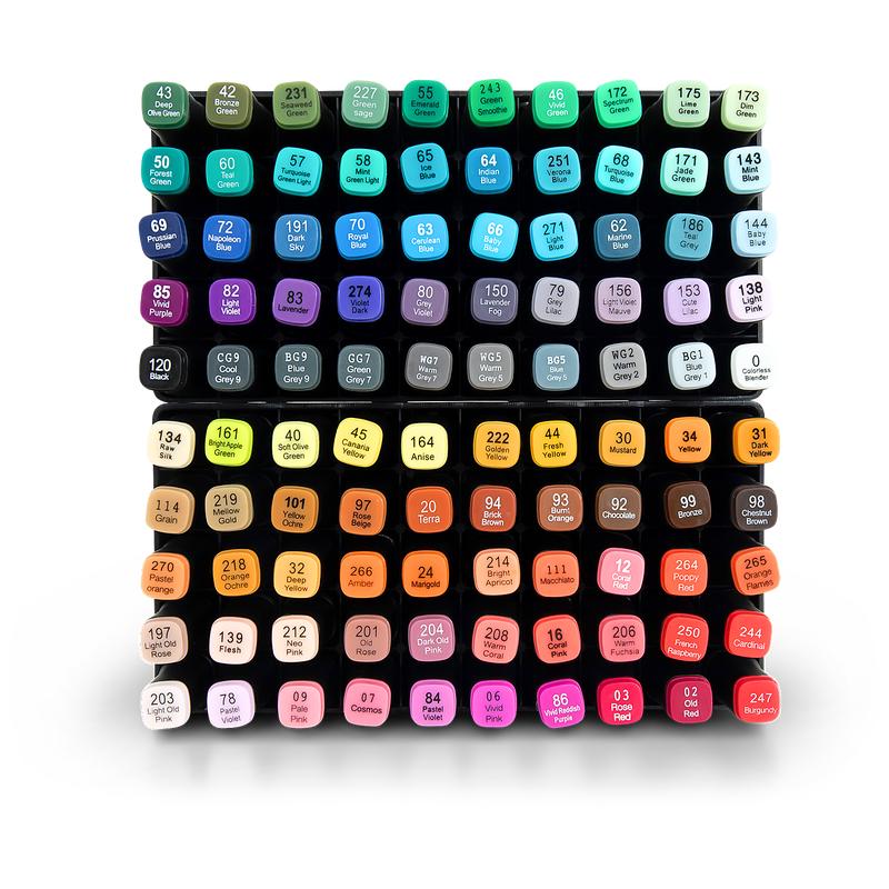 Decotime Twinmarkers (60 Pieces) - Avec de New couleurs