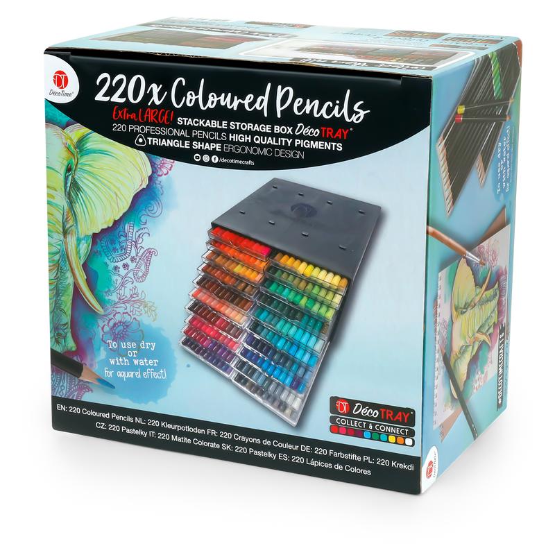 Crayons de couleur DécoTime packaging