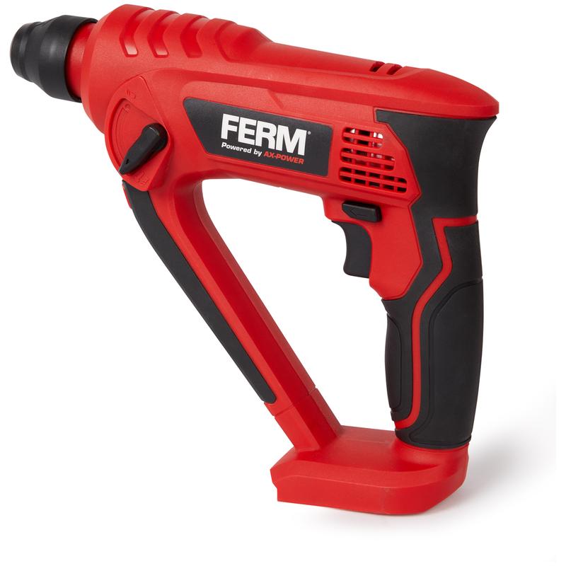 Ferm AX-Power hammer drill other side