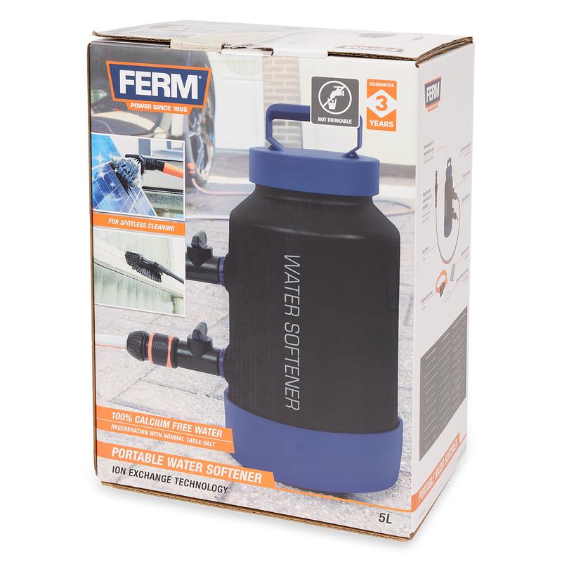 Emballage de l'adoucisseur d'eau portatif FERM