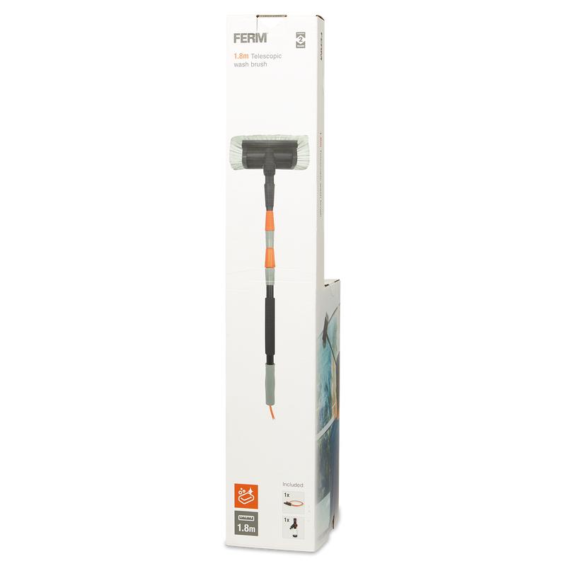 FERM telescopic wash brush - packaging rear