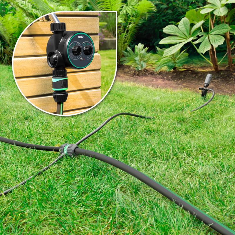 FERM irrigatieset met watertimer