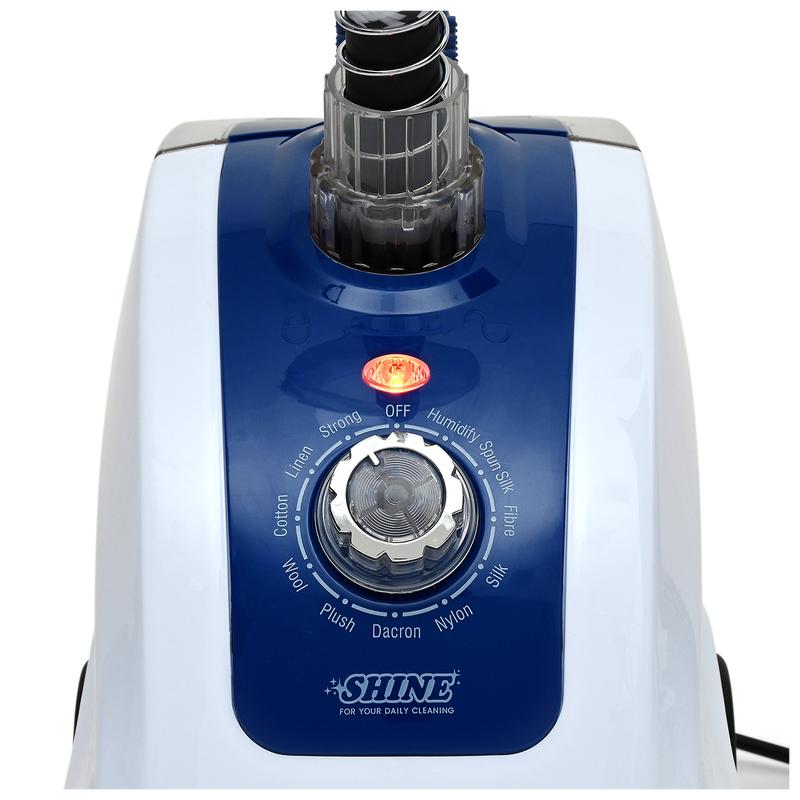 Clothing and fabric steamer body close-up 