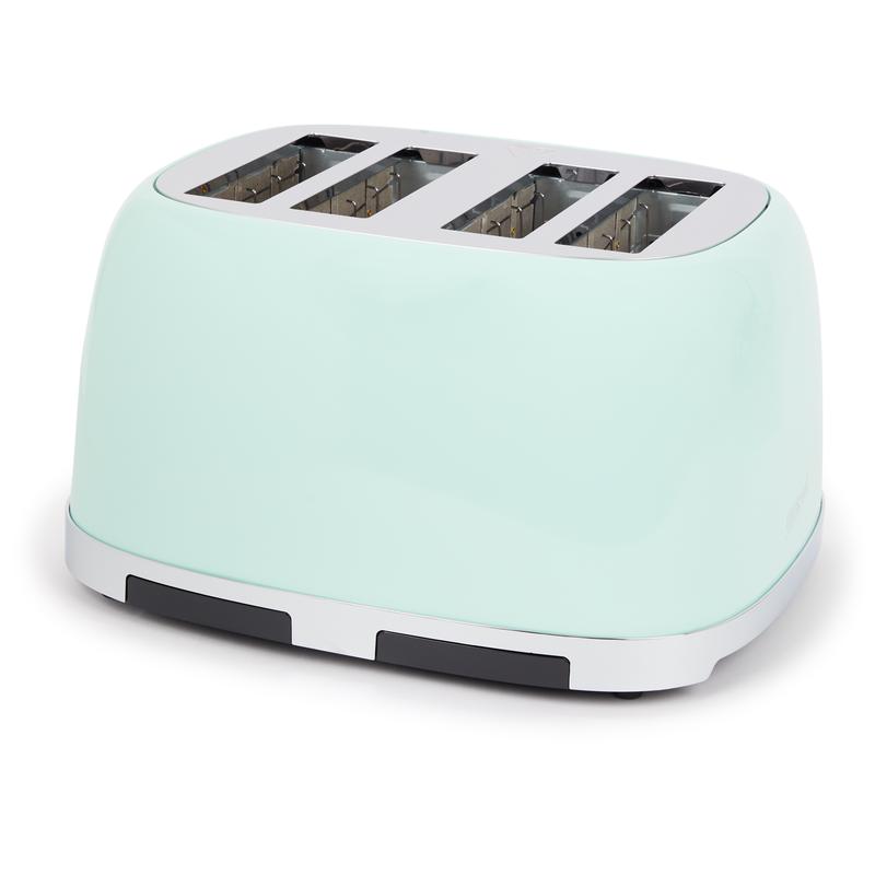 Double toaster with retro look - rear view