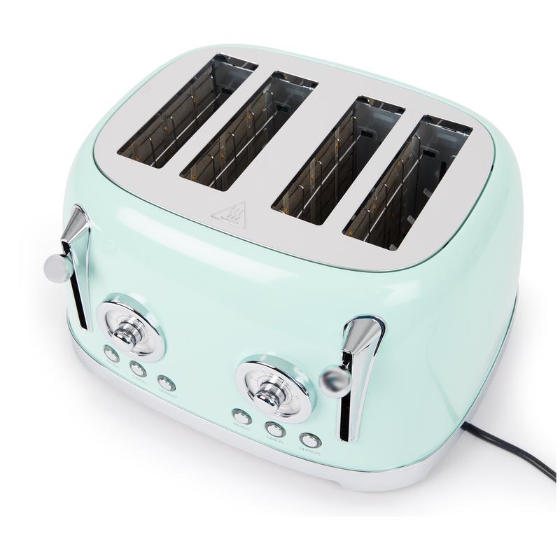 Double toaster with retro look - from above