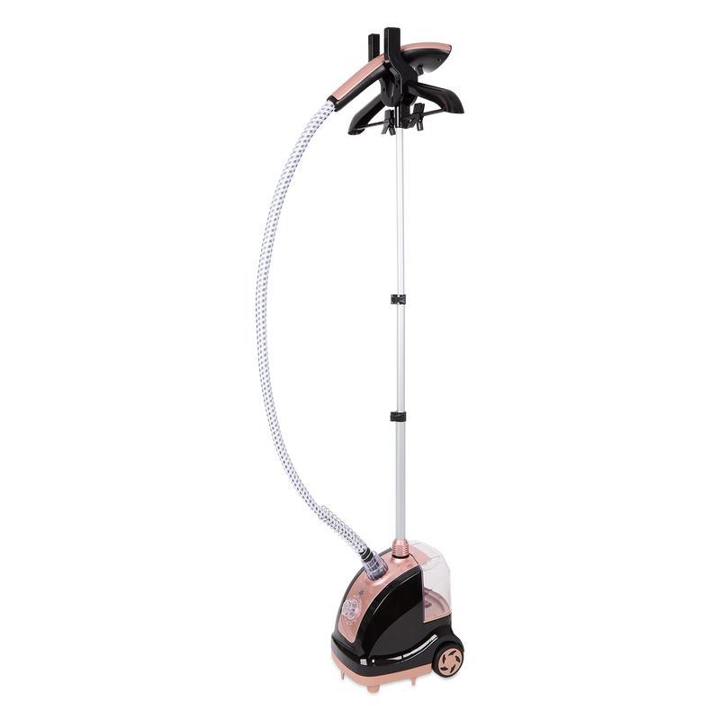 Clothes steamer - Rose gold / black upright