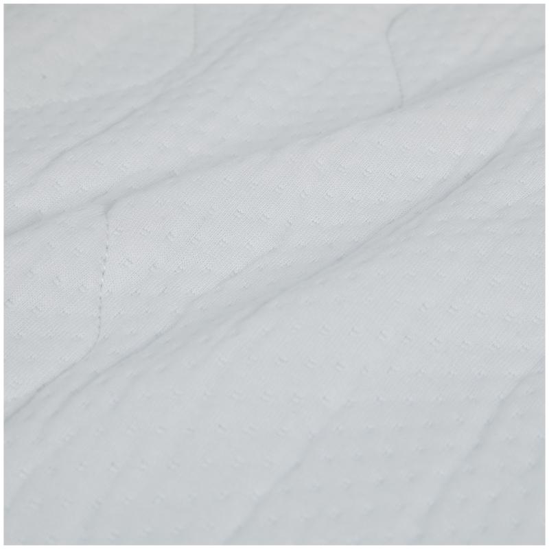 Memory foam mattress topper fabric close-up