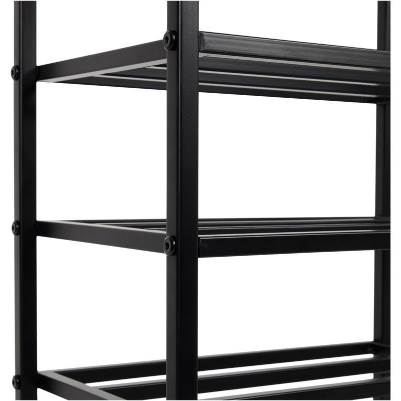 Wine cabinet with wine rack and glass holders