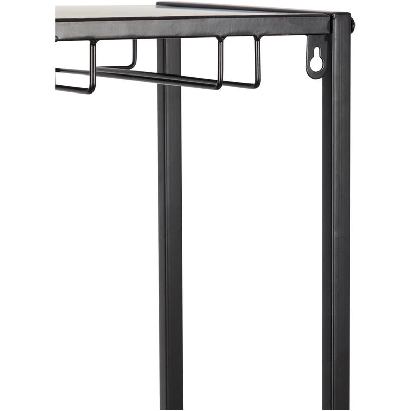 Wine cabinet with wine glass holders - wall mounting