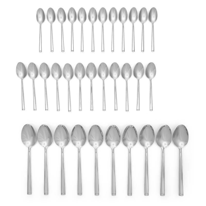 All spoons from the BK Waal cutlery set 64 pieces