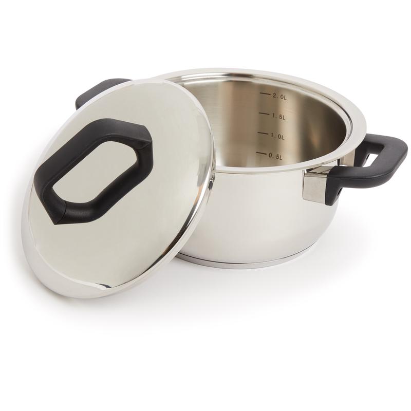 Small pan with lid open