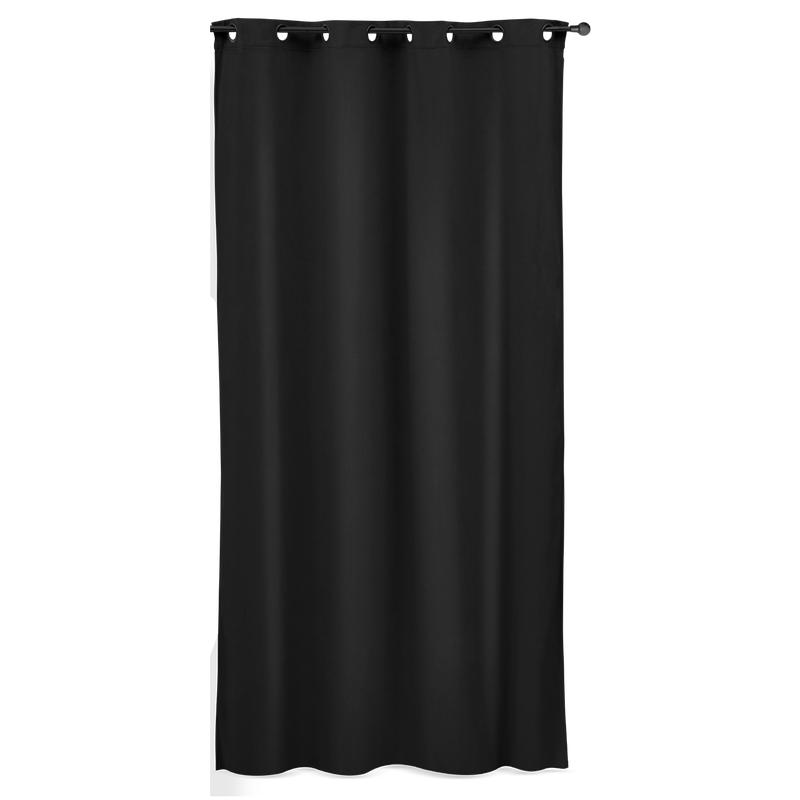 Velvet curtain black 140 x 260 cm