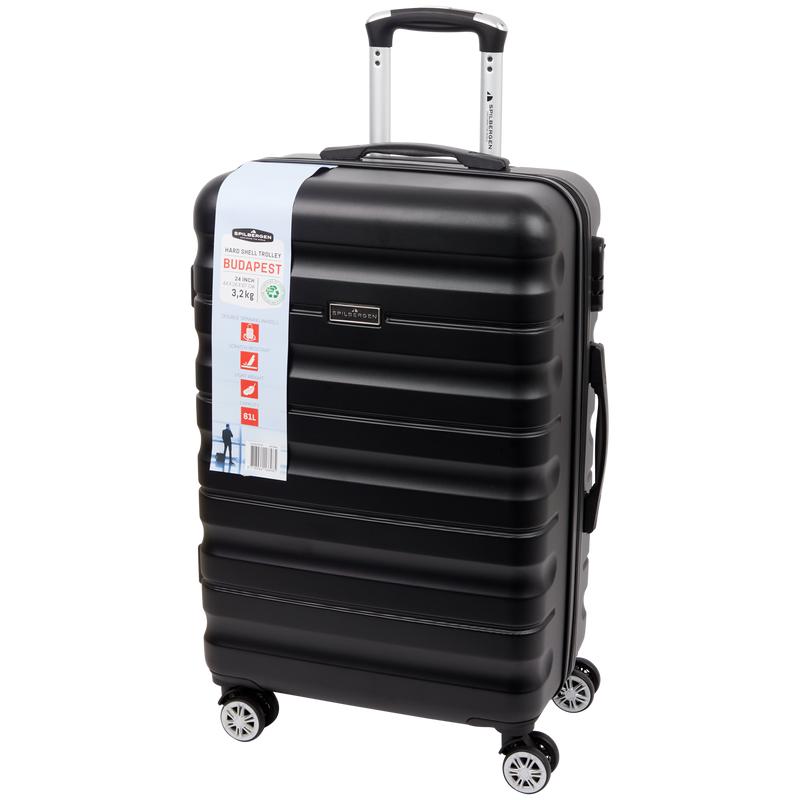 Spillbergen suitcase set Budapest - middle case with label