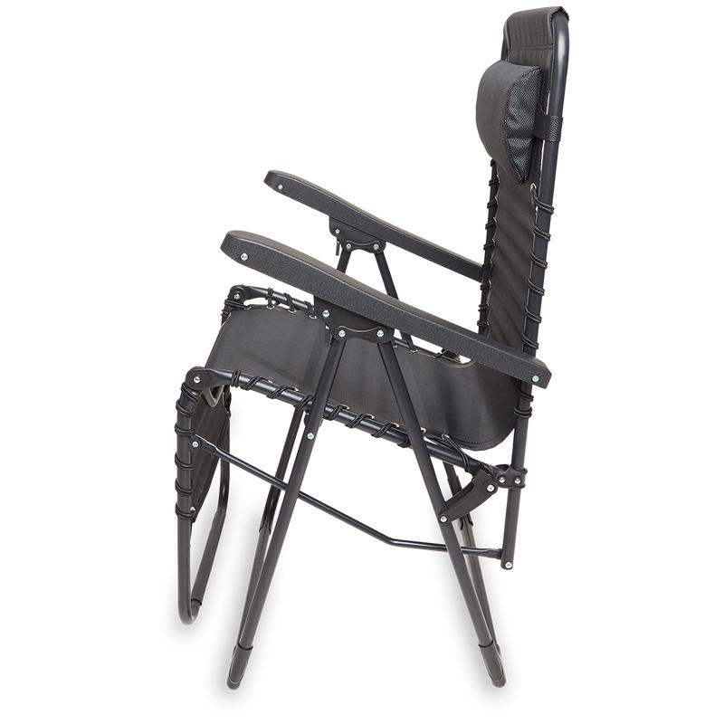 Deluxe garden chair - partially folded