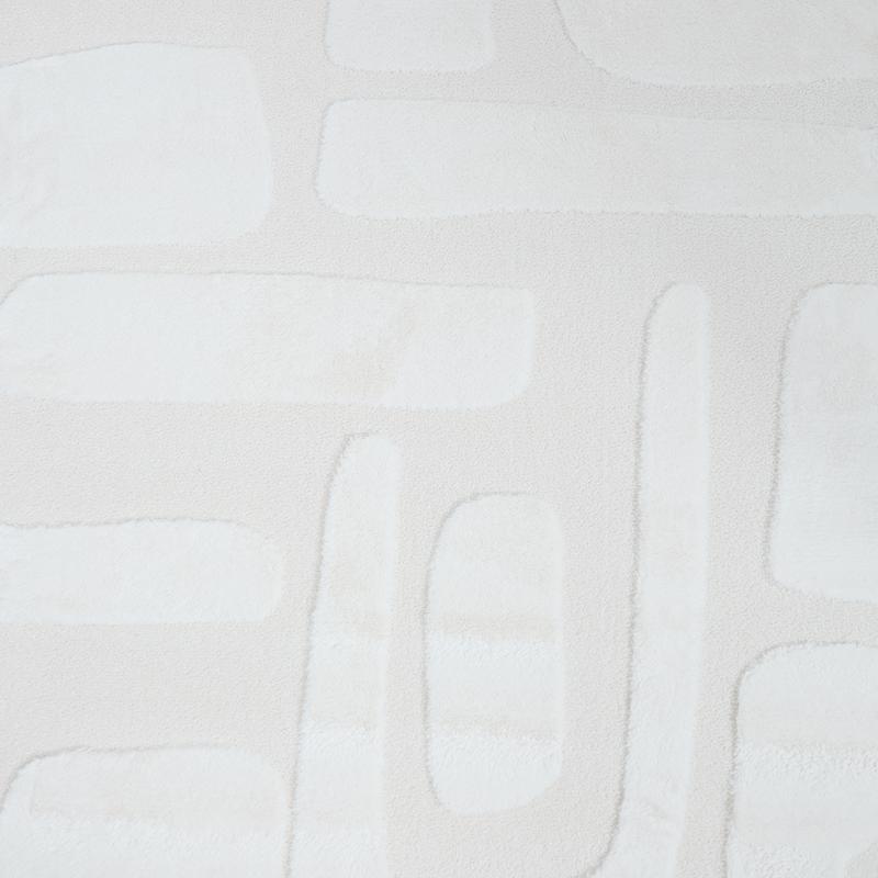 Faux fur deep-pile rug