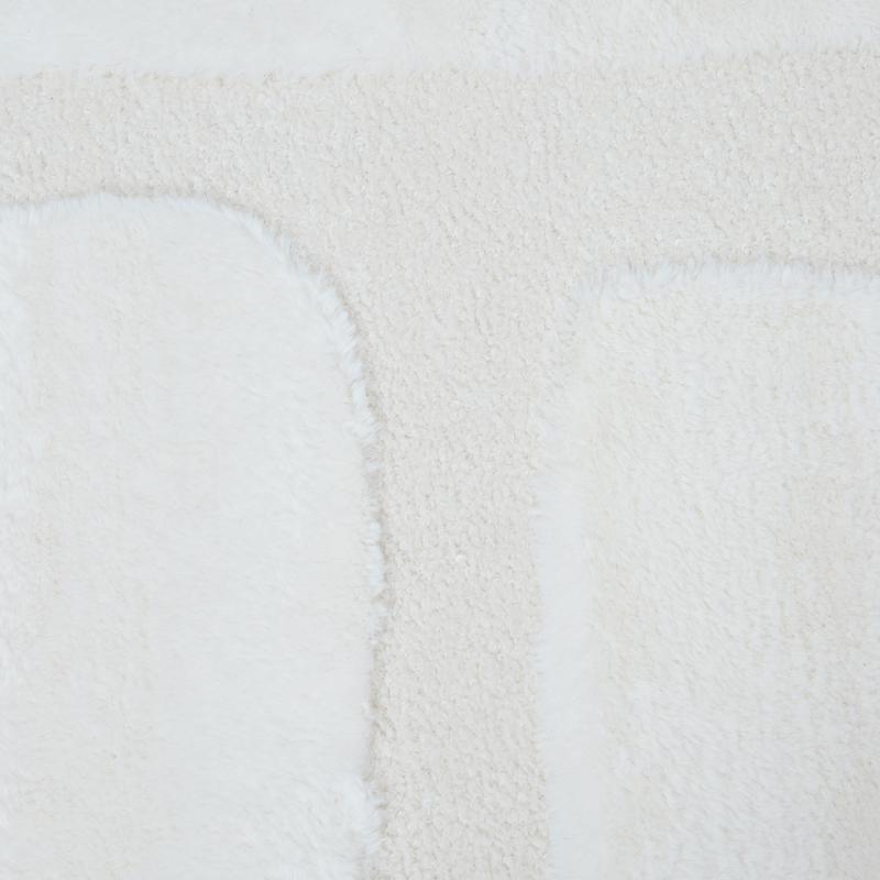 Close-up faux fur deep-pile rug