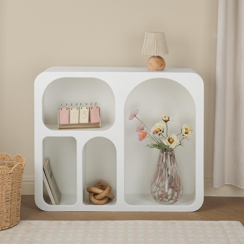 Shelving unit with organic shapes - lifestyle image