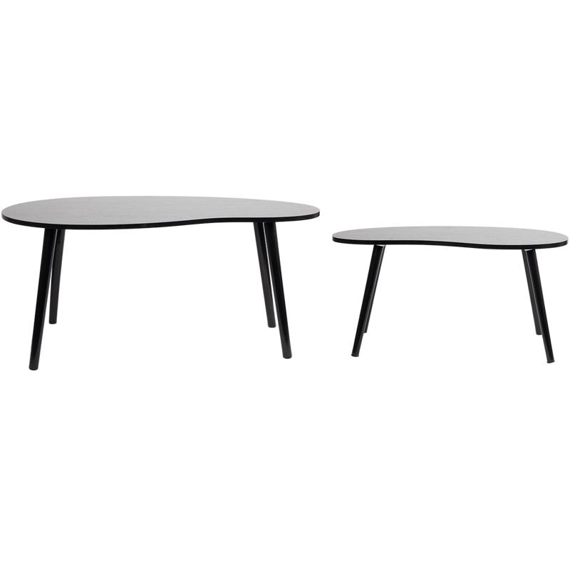 Organic shape side table set - both tables