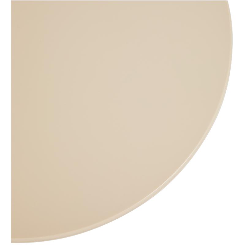 Ribbed side tables - taupe - close-up of top