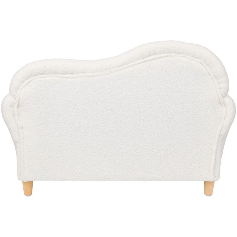 Teddy sofa for kids - back view