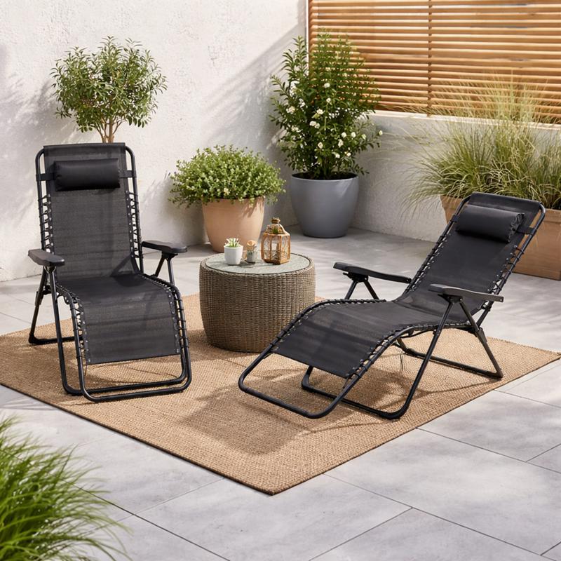Luxe tuinstoel – set van 2