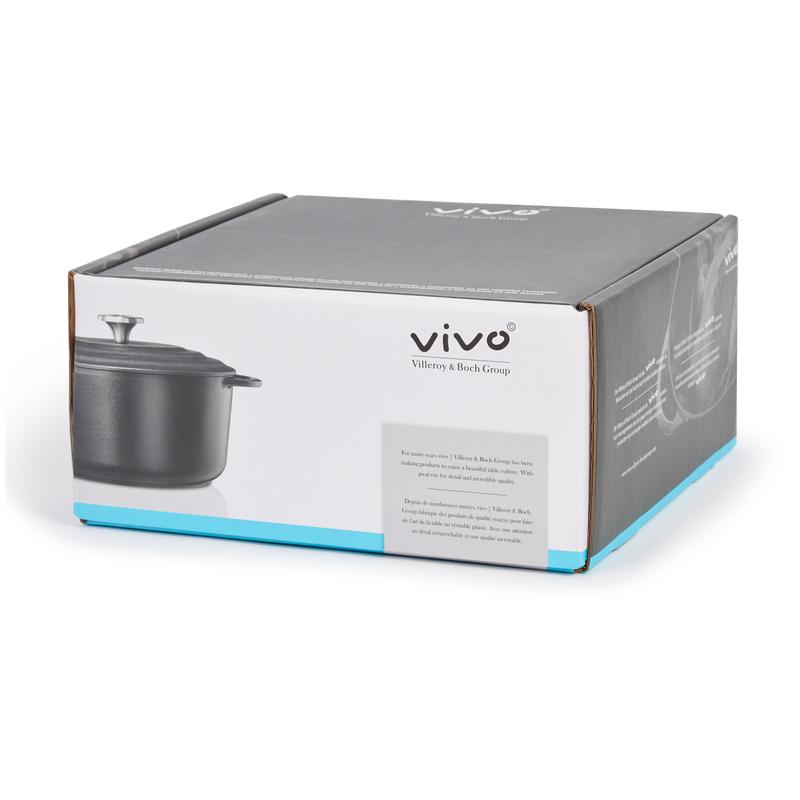 Villeroy & Boch Vivo Group Casserole Pot, 4.2 Liters, 24 cm, Black