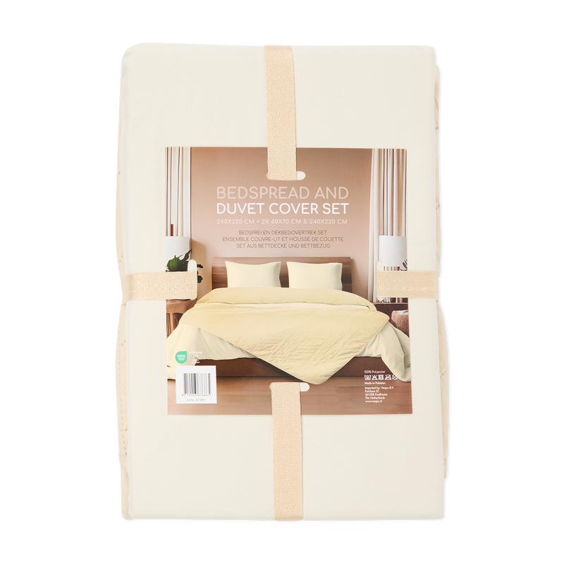 Bedspread and duvet cover set - packaging