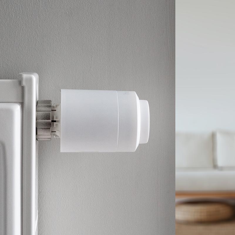 Hombli smart radiator thermostat add-on - side view