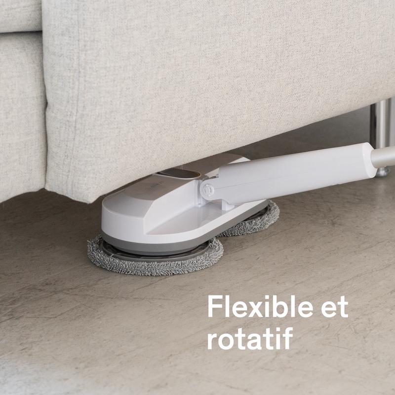 Serpillière électrique flexible et rotative