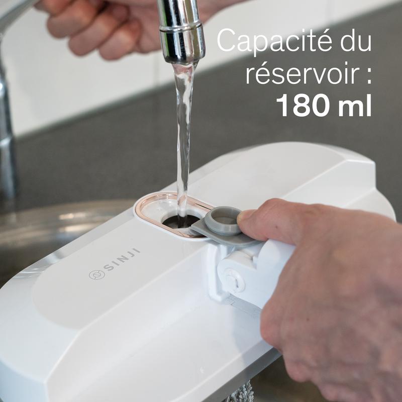 Capacité du réservoir de la serpillière électrique