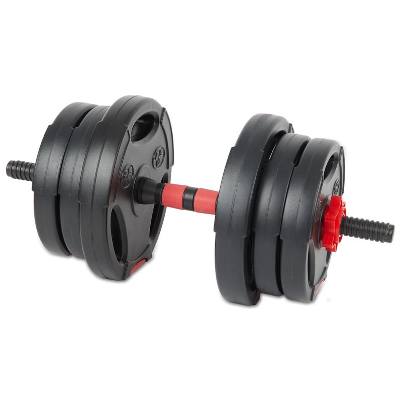 Dumbell with different weight plates