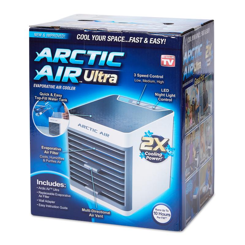 Arctic Air Ultra air cooler - packaging front
