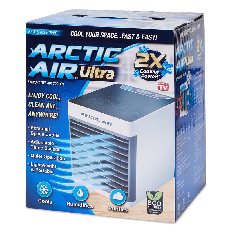 Arctic Air Ultra air cooler - packaging back