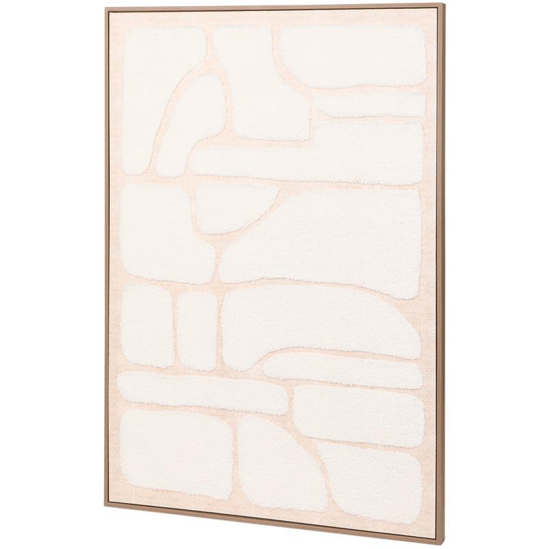 Wall art in teddy finish, 2-piece - close-up of piece 2